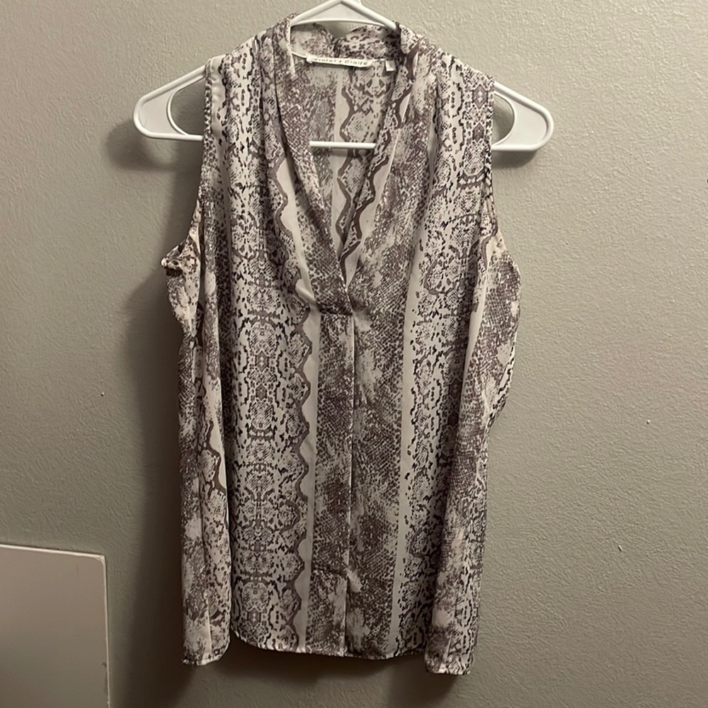 Snake Print Blouse